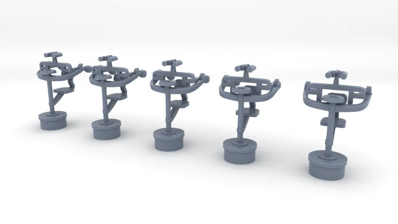 1/125 USN Skylookout Chairs Set (5pcs) Resin3Dinteractive