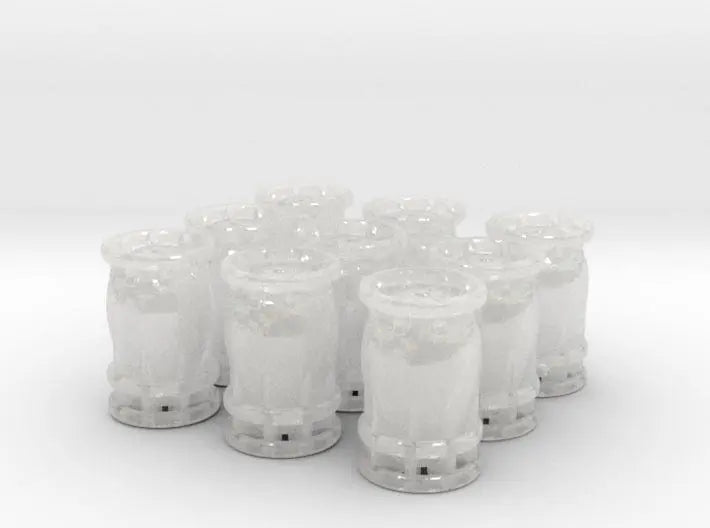1/125 USN k-gun depth charges Mark IX set 9pcs - distefan 3d print