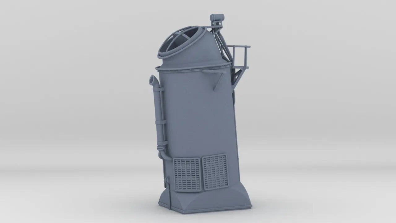 1/125 USS Fletcher Funnel 1 Resin3Dinteractive