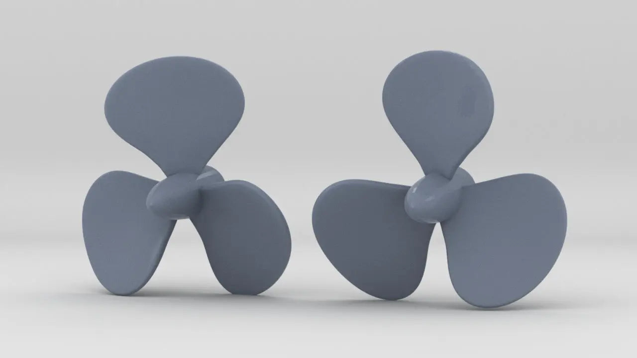 1/125 USS Fletcher Propellers Set Resin3Dinteractive