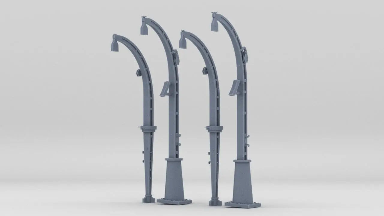 1/125 USS Fletcher Whaleboat Cranes Set (4pcs) - distefan 3d print