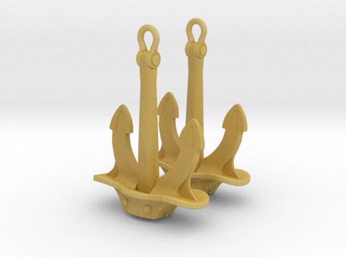 1/125 DKM Bow Anchor Set x2 - distefan 3d print