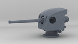 1/125 USN 4-inch/50 Cal. (10.2 cm) Deck Gun w/ Shield