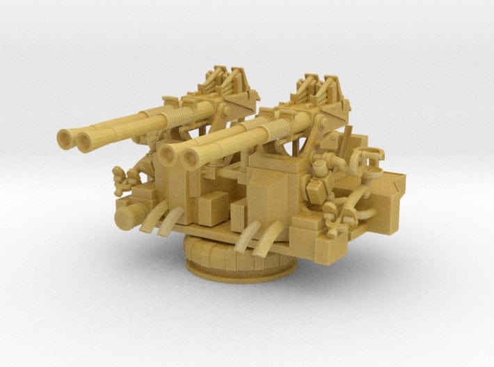 1/125 USN 40mm quad Bofors mount - distefan 3d print