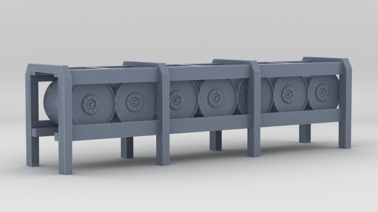 1/125 USN DC Release Track Inside (Loaded DC Mk6) - distefan 3d print