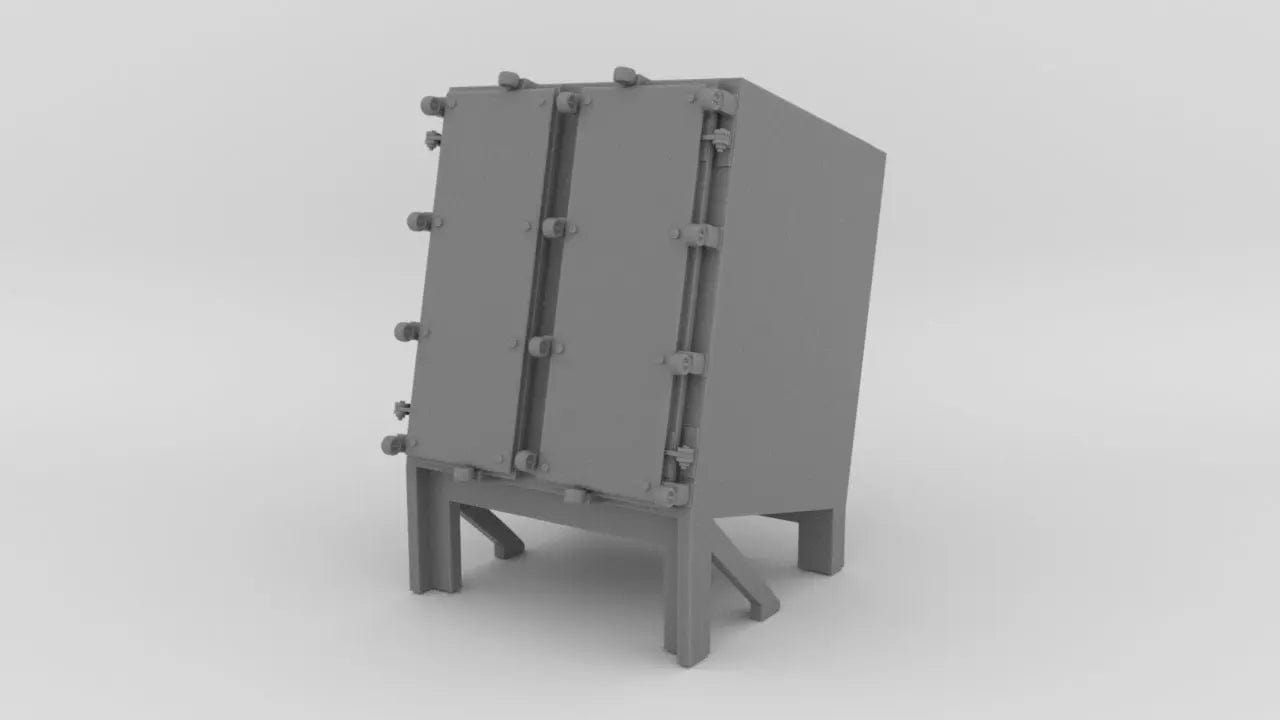 1/125 USN Hedgehog Thrower Storage Locker - distefan 3d print