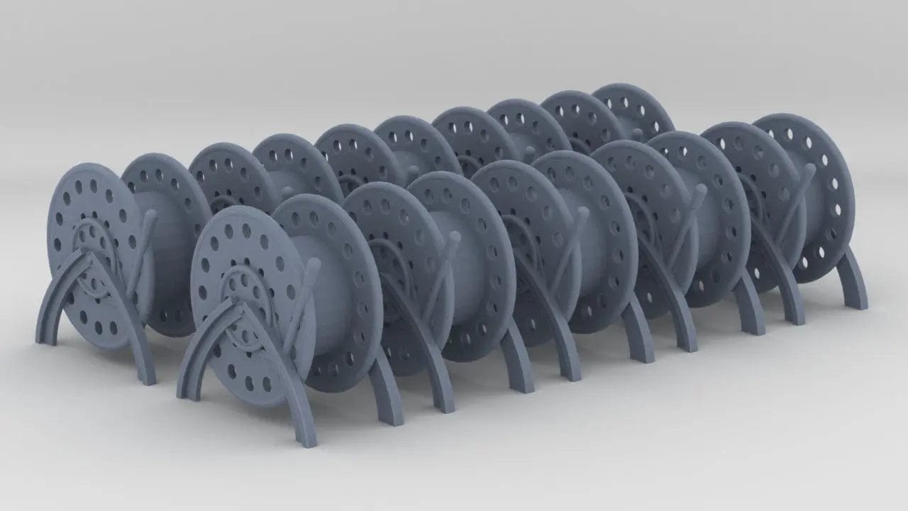 1/125 USN Rope Reels (Big) Set (10pcs) - distefan 3d print