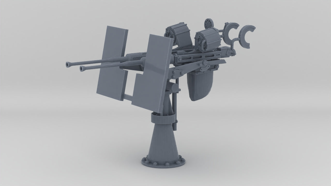 1/125 USN Twin 20mm Oerlikon Mk10 Resin3Dinteractive