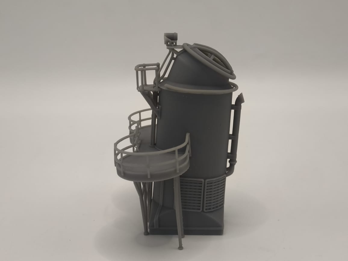 1/125 USS Fletcher Funnel 1 Searchlight Platform - distefan 3d print