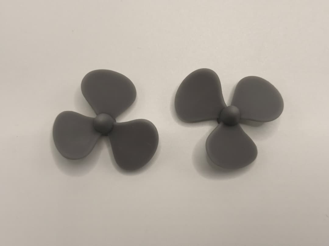 1/125 USS Fletcher Propellers Set Resin3Dinteractive – alternate view