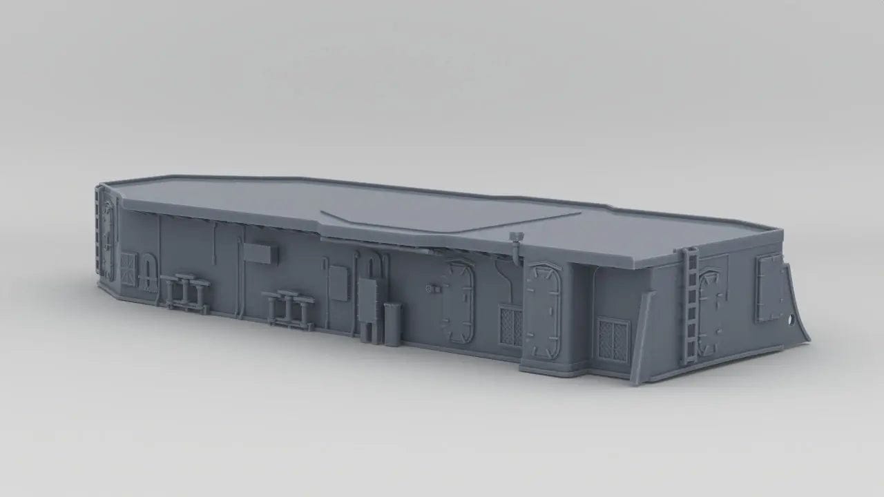1/125 USS Fletcher Structure Aft Deck 1 - distefan 3d print – alternate view