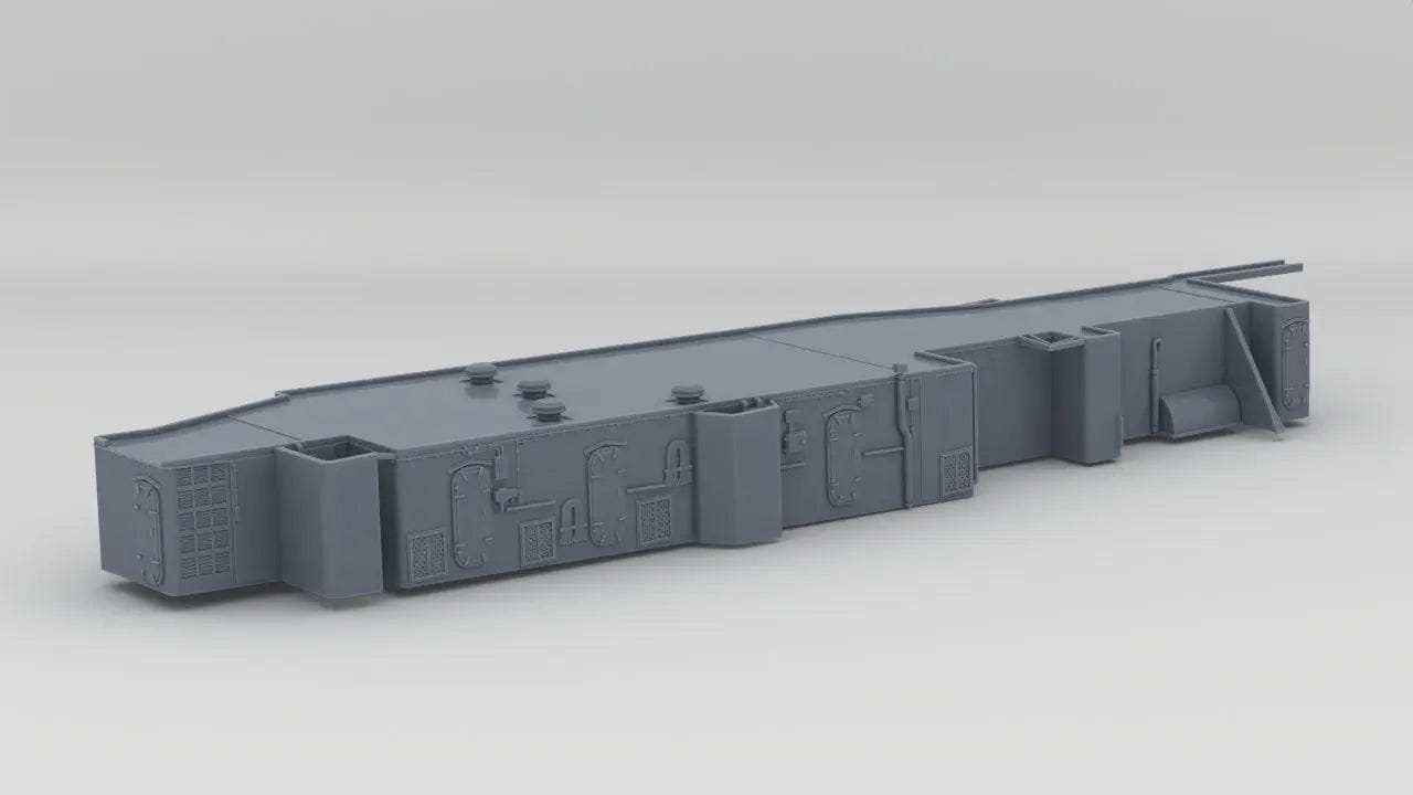 1/125 USS Fletcher Structure Amidships Deck 1 - distefan 3d print