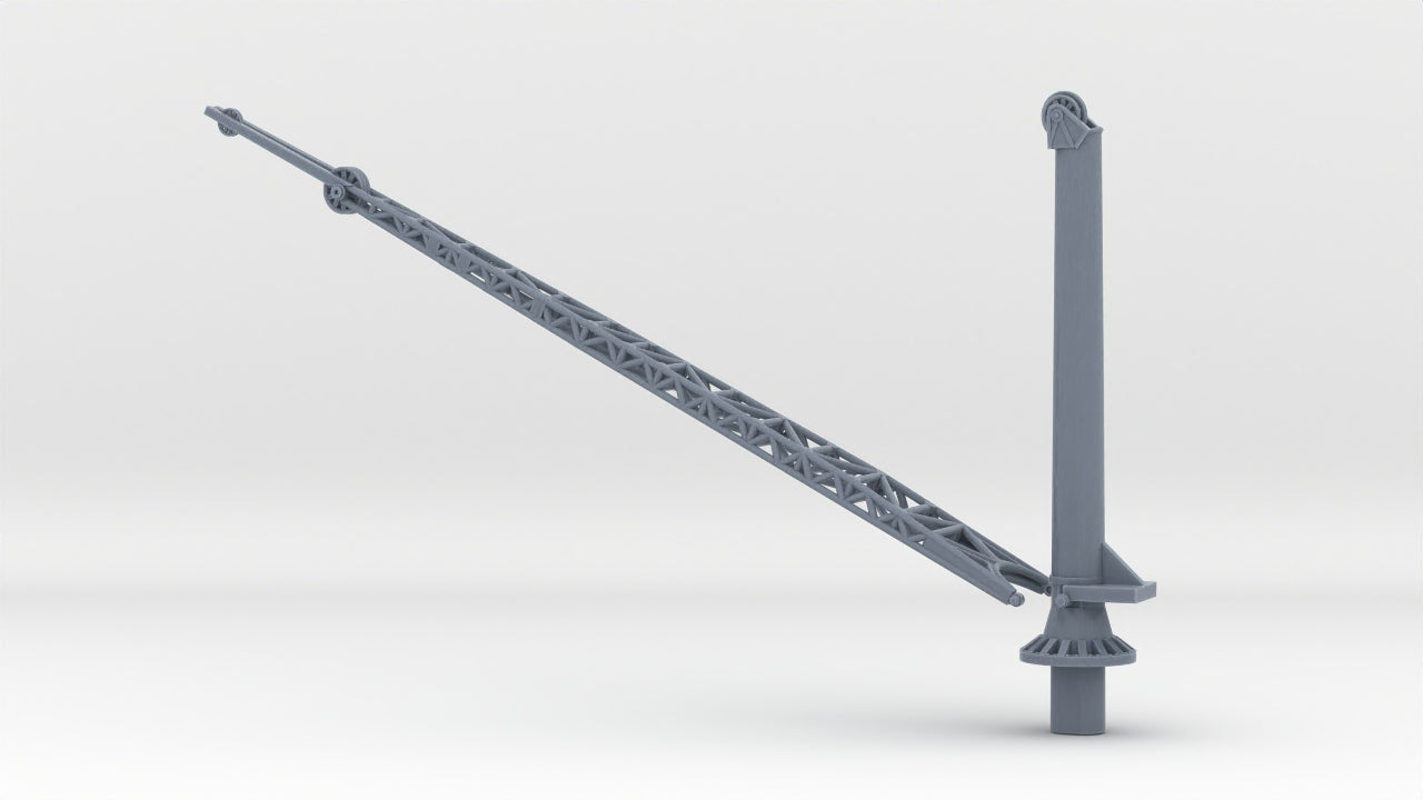 1/125 USS Juneau (CL-52) Crane Tower Set - distefan 3d print