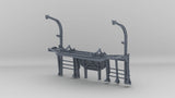 1/125 USS Ward Boat Skids (Port)