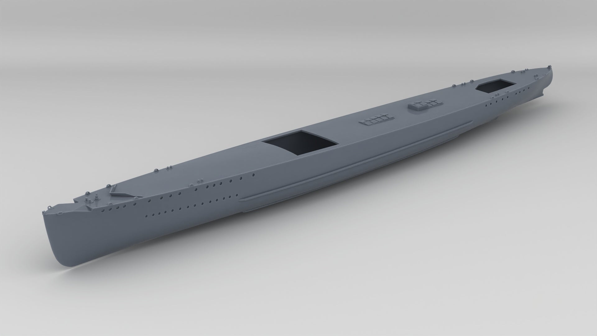 1/125 USS Ward (DD-139) Hull Set - distefan 3d print