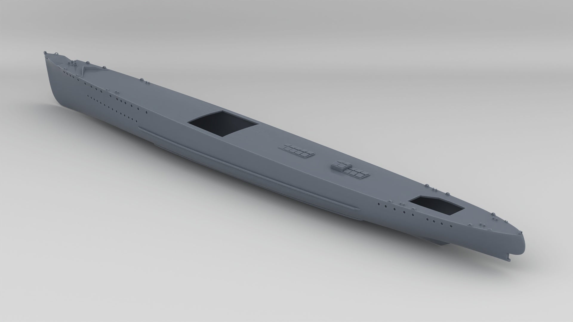 1/125 USS Ward (DD-139) Hull Set - distefan 3d print