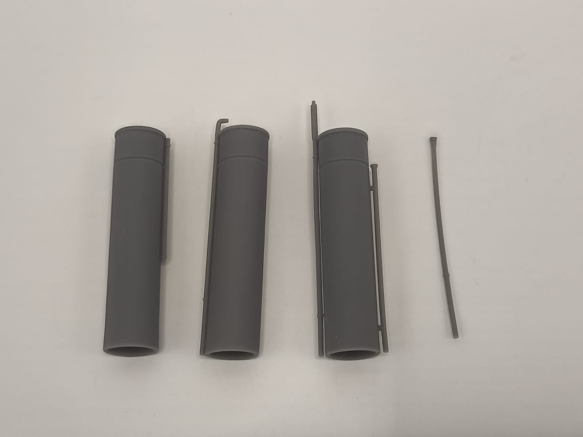 1/125 USS Ward Smokestack Set (4pcs) - distefan 3d print