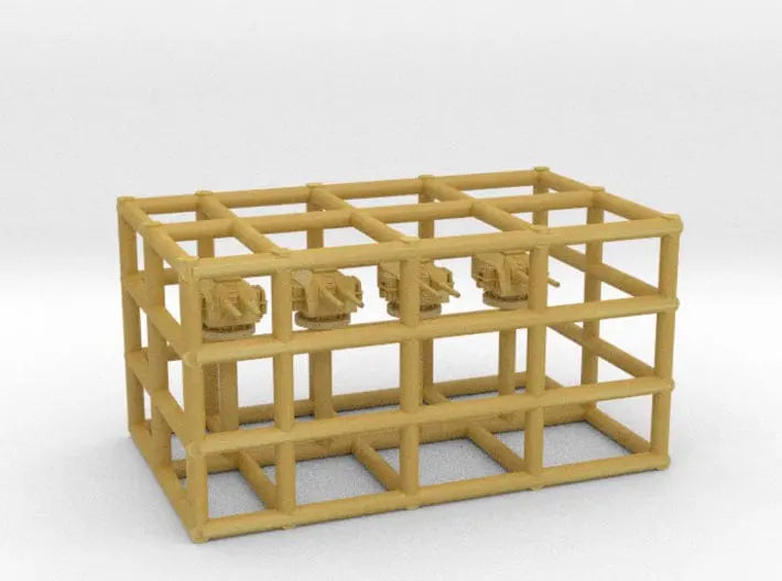 1/1250 DKM 15cm TK C-36 1936A mob twin turret SET - distefan 3d print