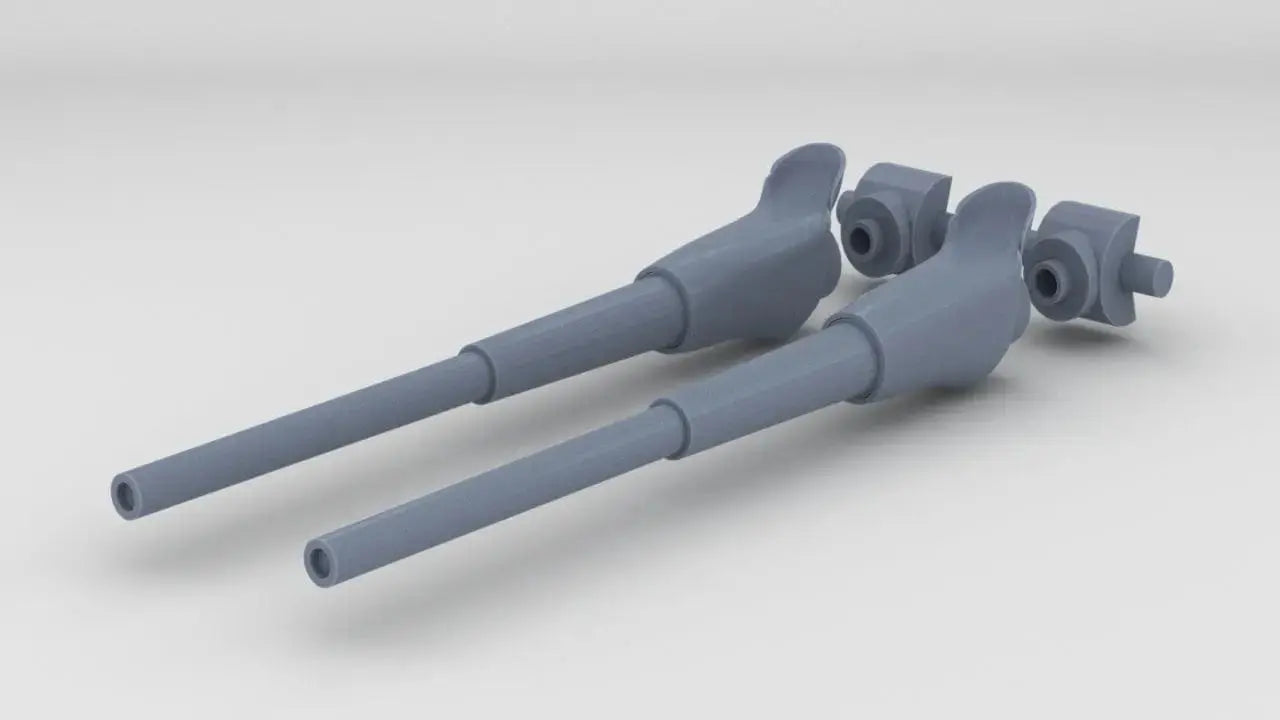 1/100 DKM 15cm SKC-34 in Drh LC/34 Barrel w/ Bag Set (2pcs) - distefan 3d print