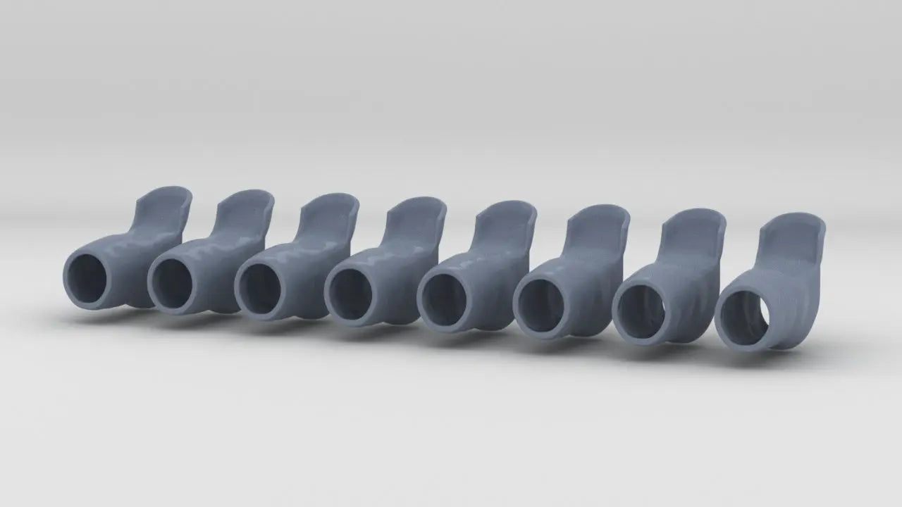 1/128 DKM Bismarck Blast Bags for 38cm Turrets Set (8pcs) - distefan 3d print