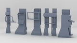 1/128 DKM Bismarck Forward Turret Vents Set