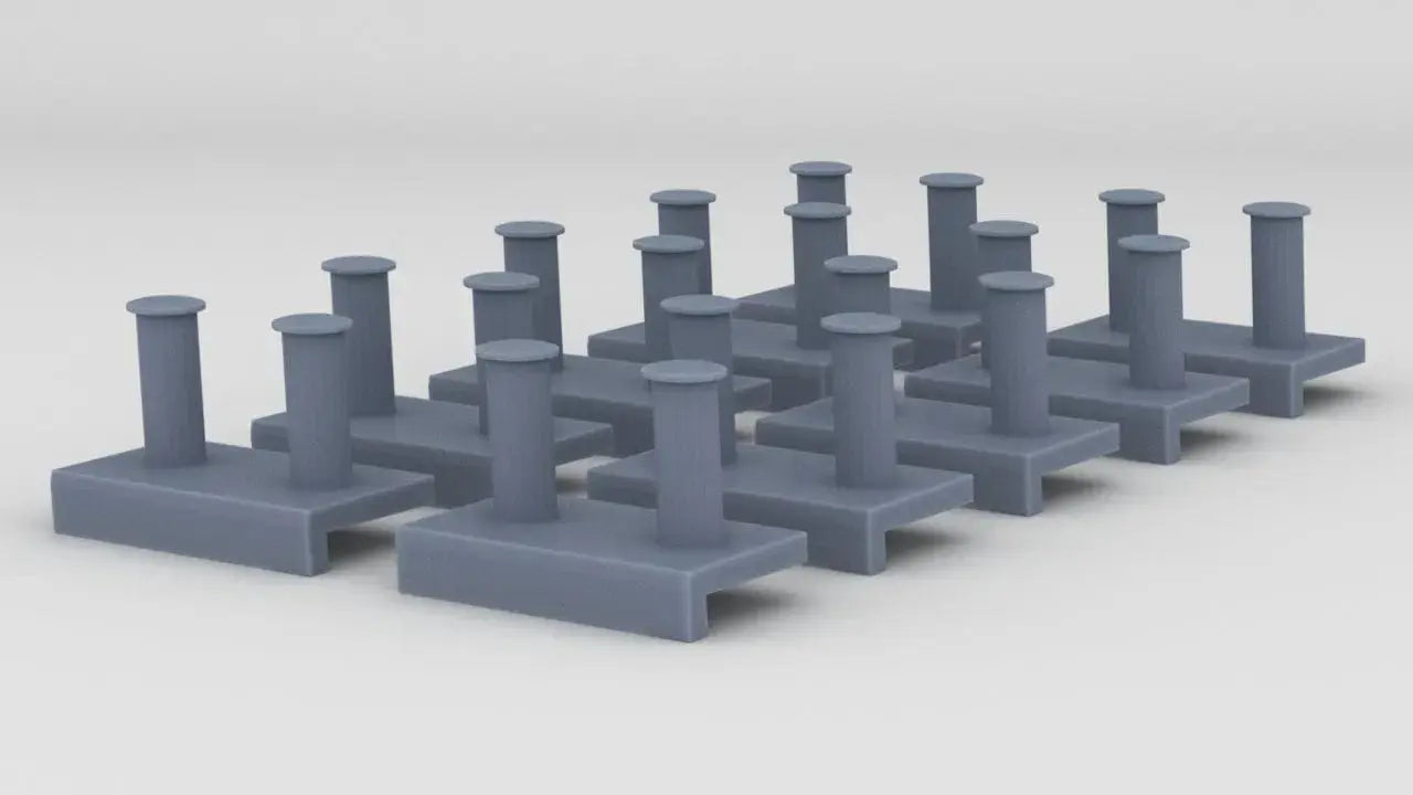 1/144 DKM Bollard Side Hull Set (10pcs) - distefan 3d print