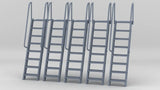 1/128 DKM Destroyer Gangway (Ladder) v1 Set (6pcs)