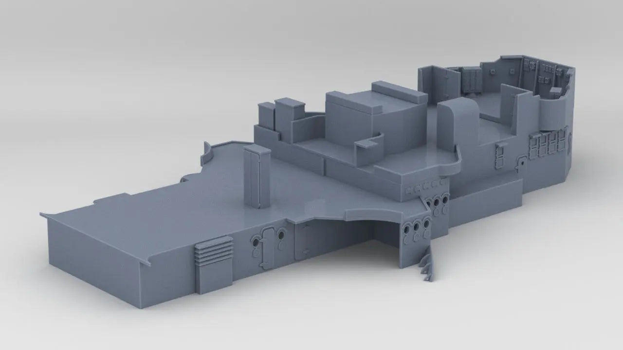 1/128 DKM Graf Spee Forward Deck 1 - distefan 3d print