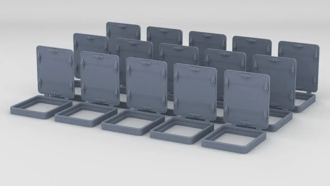 1/128 DKM Hatches Open Set (15pcs) - distefan 3d print