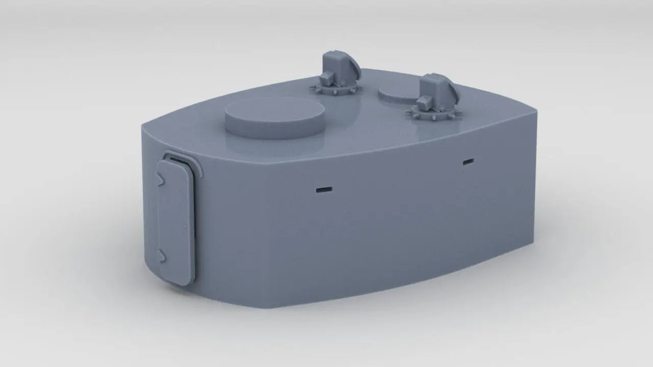 1/128 DKM Scharnhorst Fire Control Post Aft - distefan 3d print