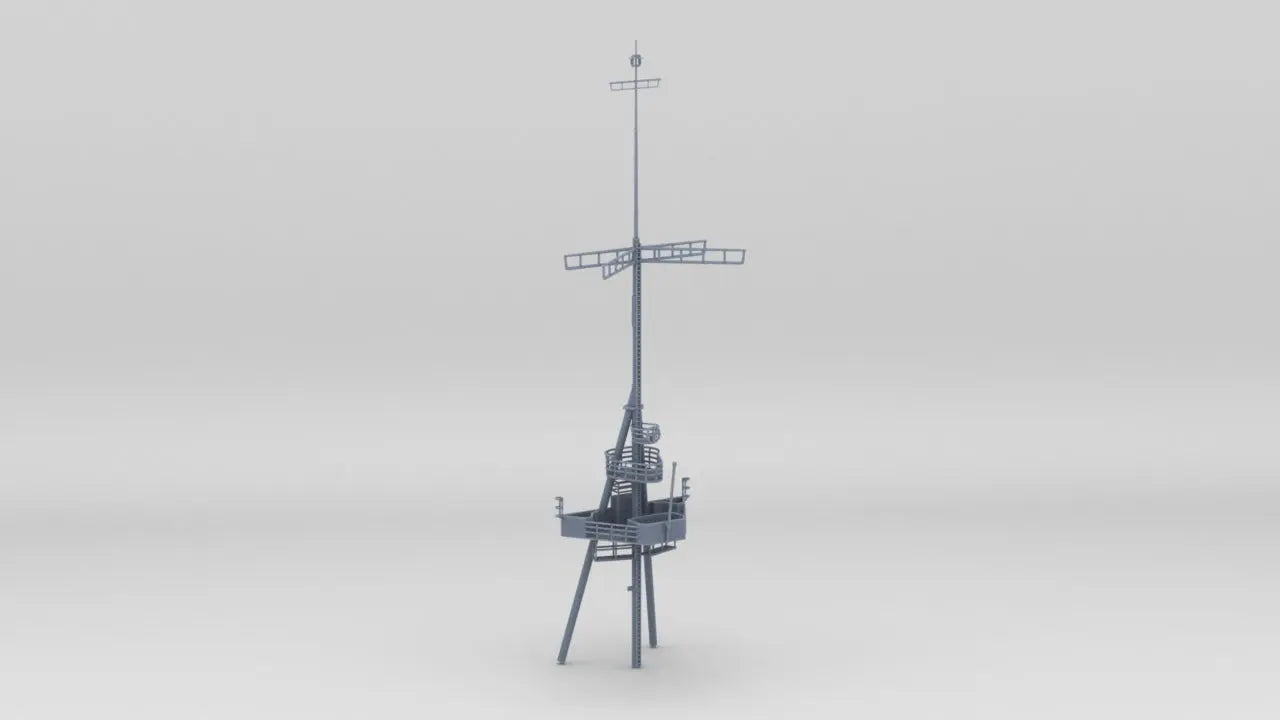 1/128 DKM Scharnhorst Mainmast - distefan 3d print