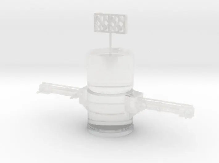 1/128 DKM Scharnhorst aft D2- fire control post RF - distefan 3d print