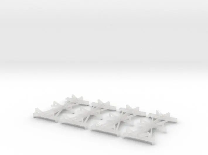 1/128 DKM Scharnhorst funnel assembly/boat racks - distefan 3d print