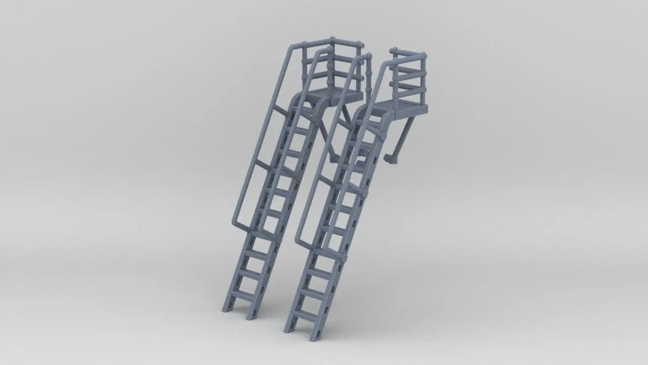 1/128 HMS Hood - Accommodation Ladder Set (2pcs) - distefan 3d print