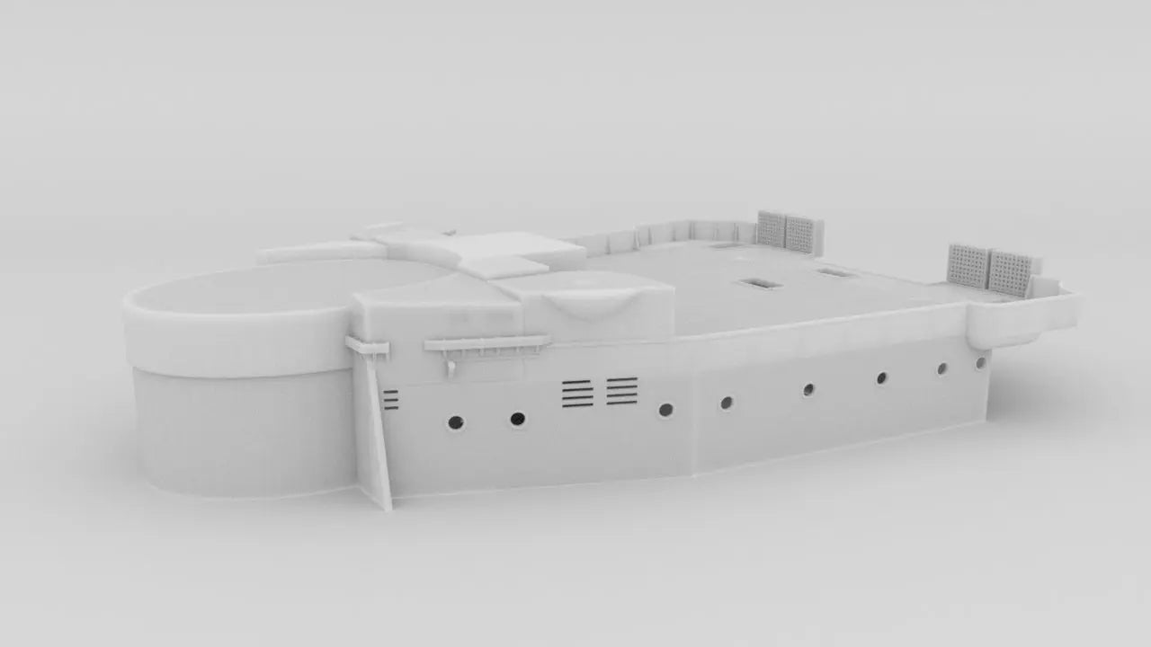 1/128 HMS Hood - Forward Deck 2 3dspro