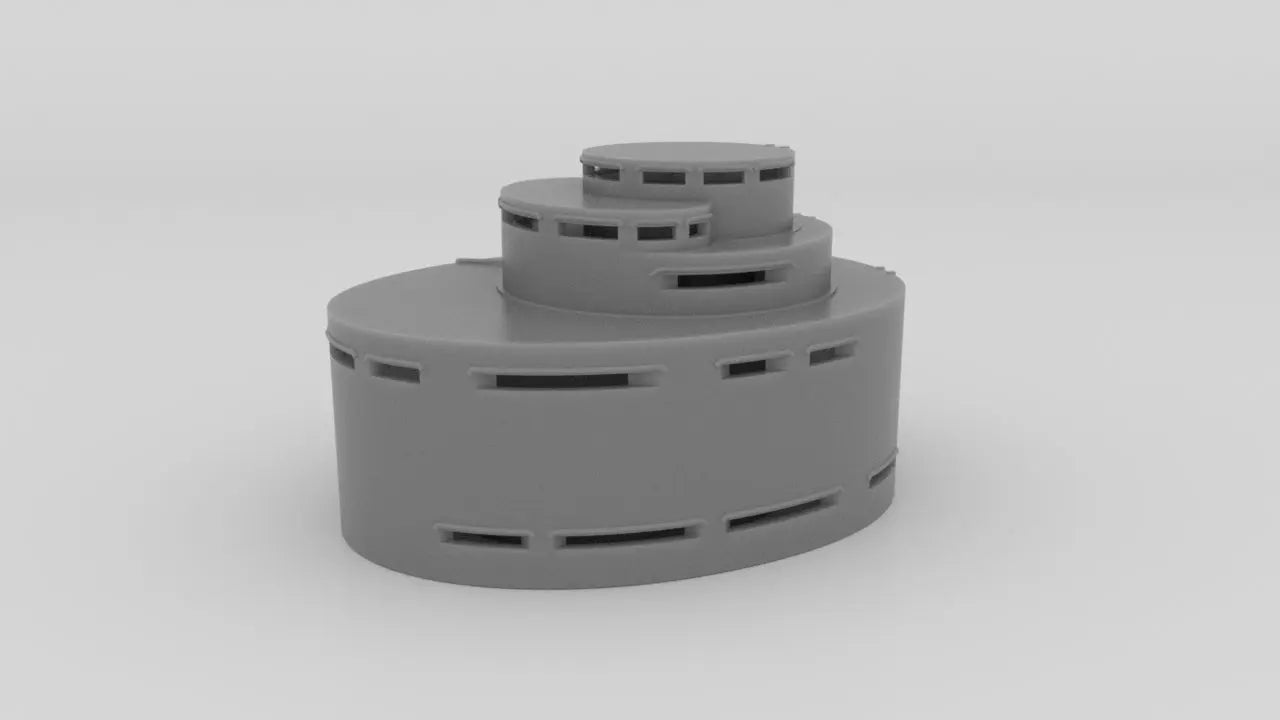 1/128 HMS Hood - Forward Deck 2 Housing 3dspro