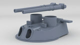1/128 HMS Twin 15-inch (381 mm) Turret 2
