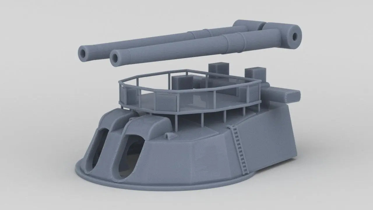 1/128 HMS Vanguard 15-inch 381mm Mark I Gun Turret