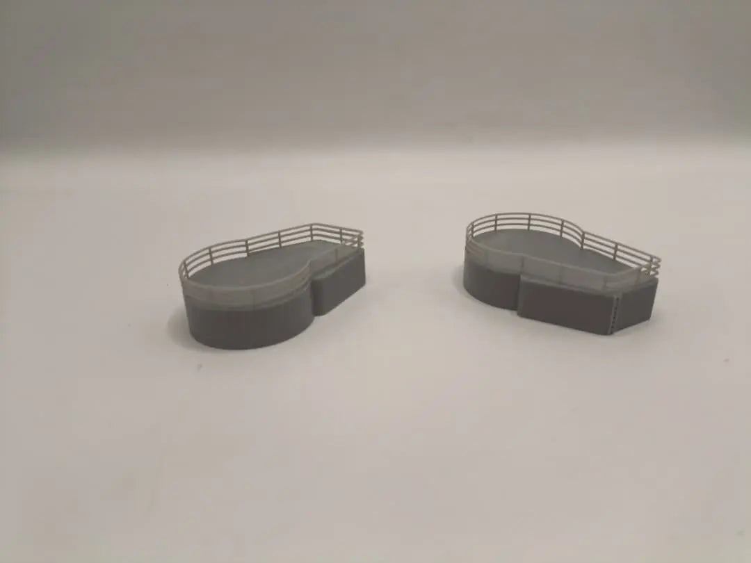 1/128 HMS Vanguard Aft Gun Platform Set (2pcs) - distefan 3d print