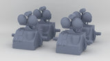 1/128 HMS Vanguard Director Control Towers Type 275 Set (4pcs)