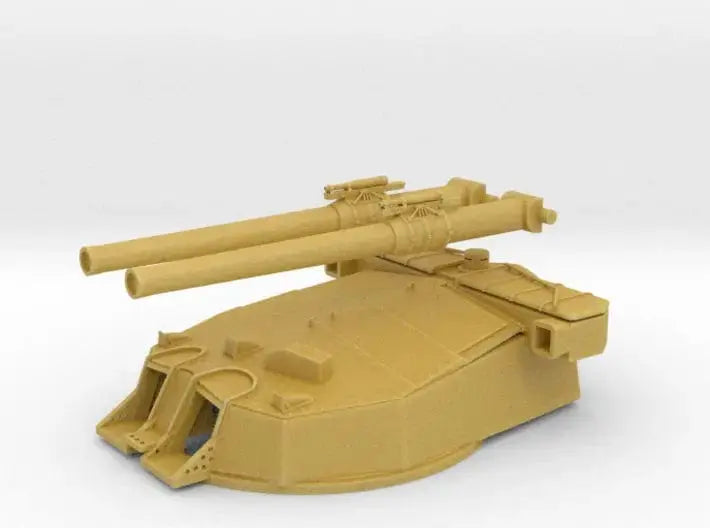 1/128 IJN Vickers 14 inch/45 Naval Mount w. RF SET - distefan 3d print