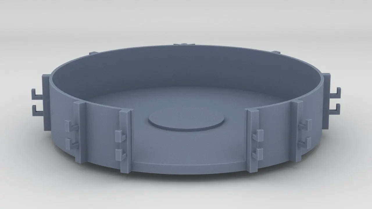 1/128 USN Escort Carrier 5-inch 25 Gun Stern Tub Resin3Dinteractive