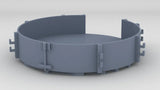 1/128 USN Escort Carrier 5-inch 25 Gun Stern Tub