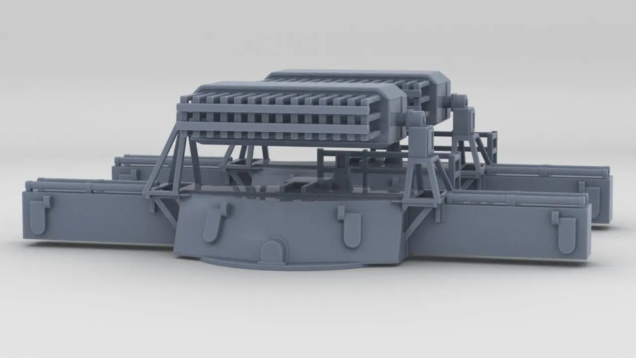 1/128 USN Mk38 Gun Director w/ Mk8 Radar Set (2pcs) Resin3Dinteractive