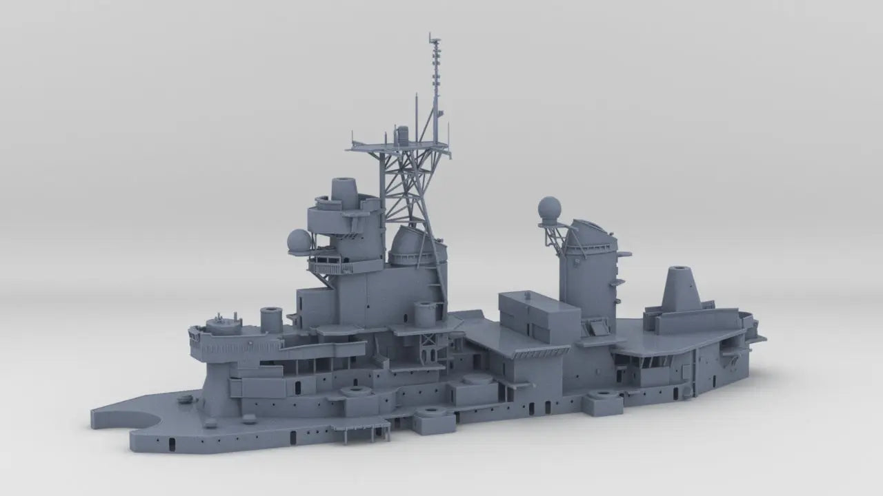 1/128 USS Iowa '84 Superstructure Set - distefan 3d print