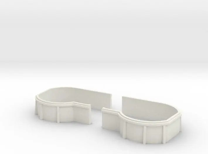 1/128 USS Iowa bow main deck port 20mm gun 1x tubs - distefan 3d print
