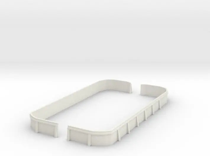 1/128 USS Iowa bow main deck port 20mm gun x3 tubs - distefan 3d print