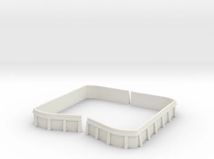 1/128 USS Iowa stern main deck 20mm x2 tub Set - distefan 3d print