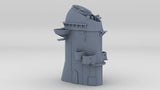 1/128 USS Missouri (BB-63) Aft Funnel