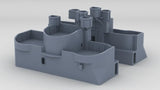 1/128 USS Missouri (BB-63) Amidships 40mm Tubs Set